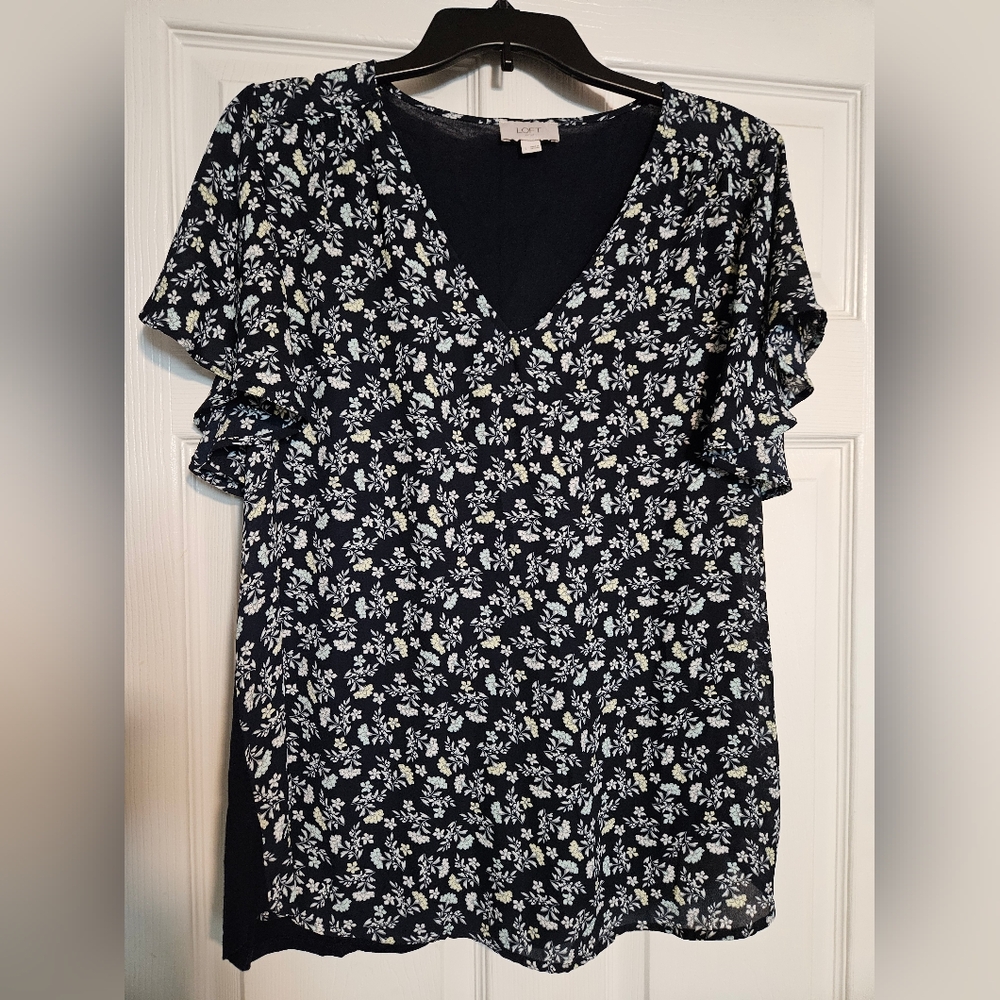 LOFT Floral Print Women's Top